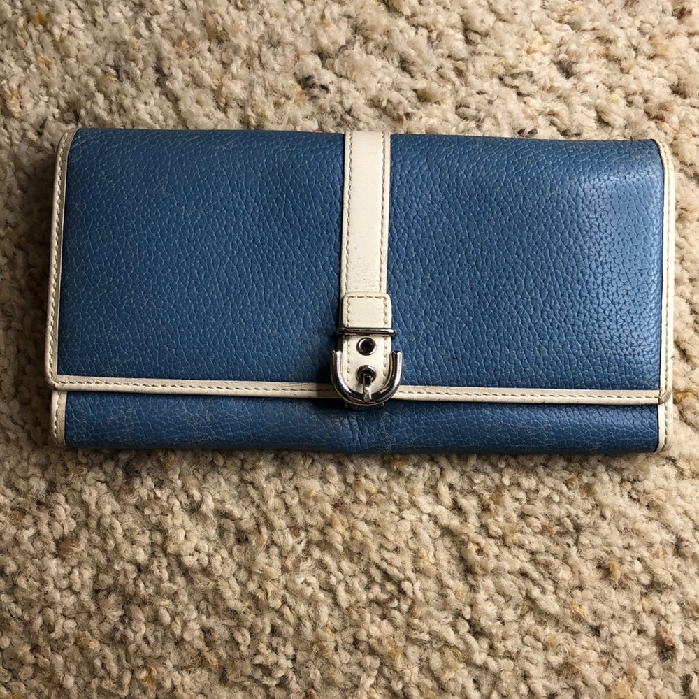 Light Blue Coach Wallet!!